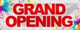 Best Deal Depot Grand Opening Banner Sign Store Signs Flag 3'x8' Color Bar And Balloon