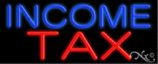 Real Glass Tube Neon Signs-INCOME TAX 13