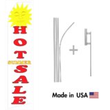 Hot Summer Sale Econo Flag | 16ft Aluminum Advertising Swooper Flag Kit with Hardware